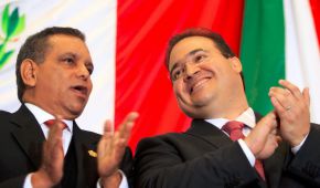 Fidel Herrera (izquierda) y Javier Duarte son los dos más recientes mandatarios de un estado que no la ha pasado nada bien