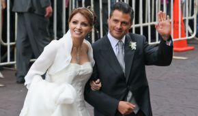 Angélica Rivera y Enrique Peña Nieto se casaron el 27 de noviembre de 2010 en Toluca, Estados de México
