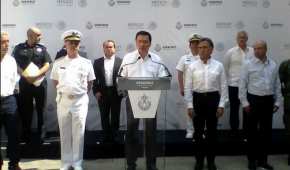 El titular de la Segob y el Gobernador de Veracruz anunciaron la estrategia de seguridad en la entidad