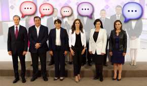 Este fue el segundo y último debate entre los candidatos mexiquenses