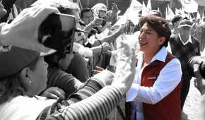 Delfina Gómez es una de las punteras en las encuestas del Estado de México