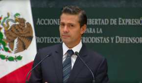 Tras el reciente asesinato de periodistas, el presidente Peña anunció acciones extraordinarias para su defensa