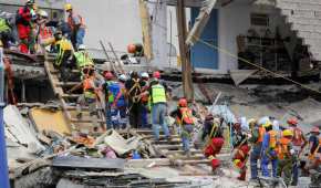 Un edificio ubicado en Álvaro Obregón colapsó tras el sismo de este 19 de septiembre