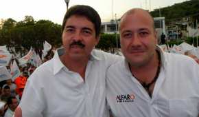 El político de Movimiento Ciudadano (izquierda) fue hallado muerto el domingo