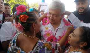 López Obrador se encuentra recorriendo estados del sureste mexicano