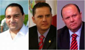 Roberto Borge, Roberto Sandoval y César Duarte son tres políticos de los que Meade quisiera no saber