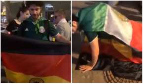 El youtuber fue criticado por maltratar a la bandera de Alemania