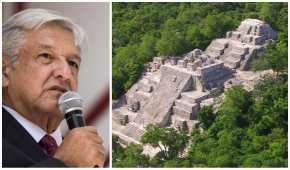 AMLO habló sobre la importancia de la antigua ciudad que se ubica en Campeche