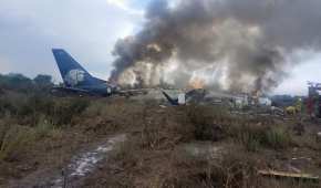 El Embraer ERJ 190 se desplomó poco después de haber despegado del aeropuerto de Durango el 31 de julio