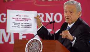 El presidente mexicano dijo que se rayó con su primera quincena