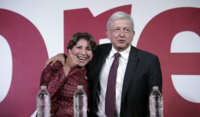 La diputada federal Delfina Gómez buscará la gubernatura del Edomex en 2017 y AMLO la presidencia en 2018