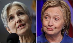La nominada del Partido Verde, Jill Stein, y la del Partido Republicano, Hillary Clinton