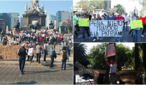Este sábado habitantes de la CDMX, Guadalajara y Puebla protestaron por el gasolinazo
