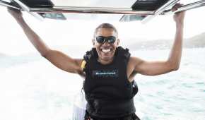 El expresidente Obama de viaje en las Islas Vírgenes Británicas