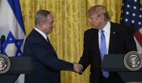 El primer ministro de Israel (izquierda) dijo que Estados Unidos será el mejor aliado de su Estado