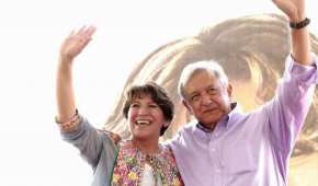 Delfina Gómez cuenta con el aval de AMLO para ganar el Estado de México