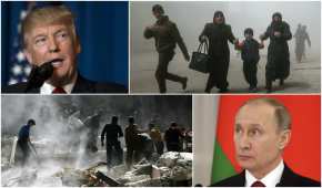 Donald Trump ordenó atacar al gobierno sirio, aliado del ruso Vladimir Putin