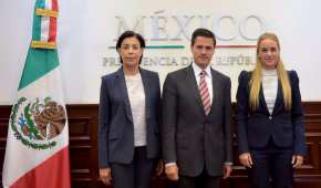 El presidente Enrique Peña se reunió con la activista venezolana en Los Pinos