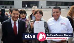 La candidata de Morena acusó de misoginia al expresidente Felipe Calderón y a los líderes del PRI y el PAN