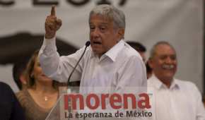 El material que prohibió el Tribunal Electoral promueve la imagen de López Obrador, en lugar de la de Delfina Gómez