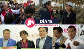 El exgobernador Duarte sigue presente en la campaña mexiquense