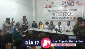 El canddiato del PRD aseguró que si gana la gubernatura del Estado de México, ningún joven se quedará sin estudios