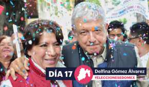 Delfina estuvo acompañada por Andrés Manuel López Obrador