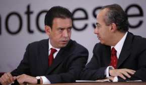 En esta foto de 2007 el priista era gobernador de Coahuila y el panista era Presidente de México