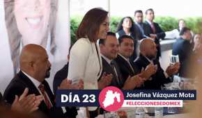 La candidata del PAN se reunió con empresarios en Cuautitlán Izcalli