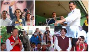 Los aspirantes al Gobierno del Estado de México realizaron diversas actividades en el Día Internacional del Trabajo