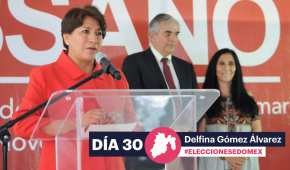 La candidata de Morena, Delfina Gómez, presentó una propuesta para mejorar el servicio de salud en el Estado de México