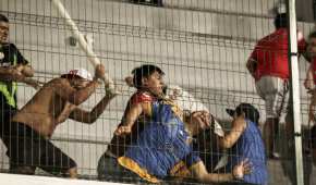 Aficionados de Veracruz y Tigres se agarraron a golpes en las tribunas del estadio en febrero pasado