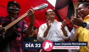 Juan Zepeda hasta cantó durante su recorrido por ese municipio mexiquense