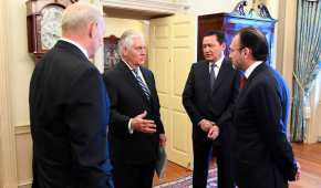 Los secretarios de México y Estados Unidos se reunieron este jueves en Washington DC.