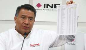 El representante de Morena ante el INE presentó supuestas pruebas