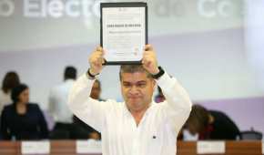 El priista Miguel Riquelme recibió la constancia de mayoría el pasado 11 de junio