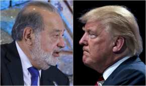 Carlos Slim y Donald Trump, empresarios que han mantenido reuniones