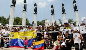 Un grupo de venezolanos se manifestaron contra las elecciones de la Asamblea Constituyente en dicho país sudamericano