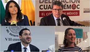 Estos son algunos de los políticos que quieren gobernar a la Ciudad de México en 2018