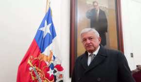AMLO aprovechó su visita a Chile para conocer la oficina de Salvador Allende