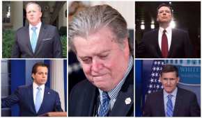 Altos mandos de la Casa Blanca han sido despedidos en 7 meses de gobierno de Trump