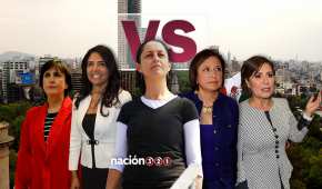 Una de estas cinco mujeres podría ganar la jefatura de Gobierno de la Ciudad de México