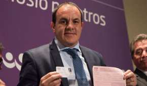 El exfutbolista contendrá por la gubernatura de Morelos el próximo año abanderado por el PES