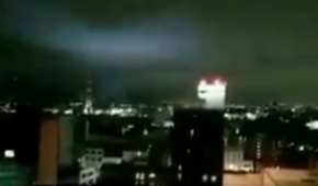 Video del fenómeno luminoso que se observó en la CDMX este jueves