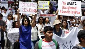 Ciudadanos salieron a las calles para exigir justicia ante la ola de violencia de género en el país