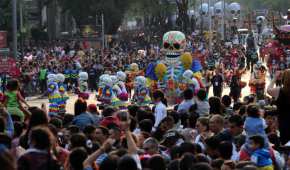 El desfile fue de la Estela de Luz hasta el Zócalo capitalino