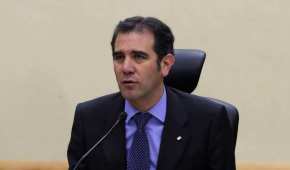 Lorenzo Córdova discutió con los representantes de los partidos políticos