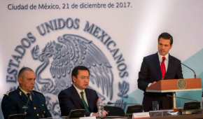El presidente Peña Nieto le informó al Consejo Nacional de Seguridad Pública su decisión sobre una polémica ley