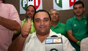 El joven gobernador llegó a los 31 años a encargarse de Quintana Roo. Foto de 2010