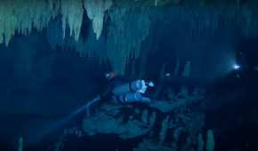La cueva inundada tiene 347 kilómetros de galerías y túneles subacuáticos